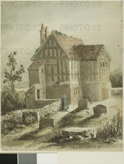 School House at Kings Norton, Near Birmingham, 1824. Creator: Samuel Austin.