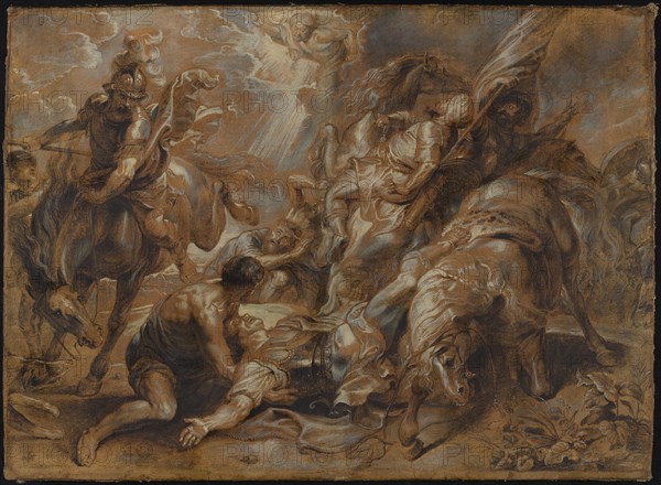 The Conversion of Saint Paul, 1640s. Creator: Abraham Jansz van Diepenbeeck.