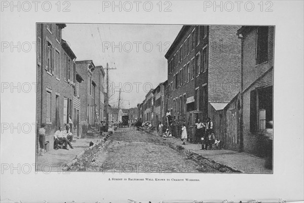 A street in Baltimore well known to charity workers, 1905. Creator: Unknown.