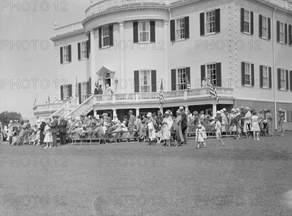 Celebration at the General Knox estate, 1931 July 25. Creator: Arnold Genthe.