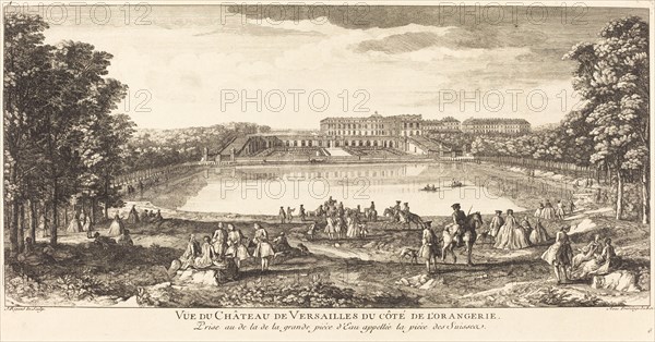 Vue du Chateau de Versailles du Cote de l'Orangerie. Creator: Jacques Rigaud.