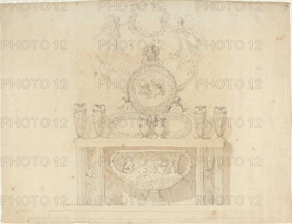 Study for Decorations of Buckingham Palace, 1820/1826. Creator: John Flaxman.