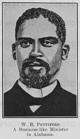 W. R. Pettiford; A business-like Minister in Alabama, 1921. Creator: Unknown.