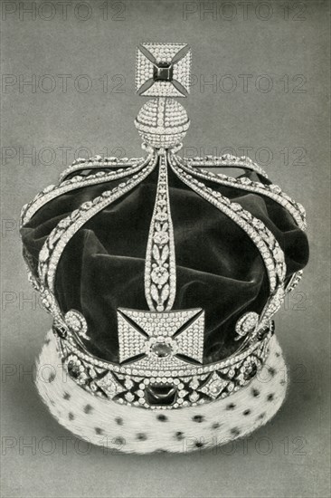 'Crown worn by George V at the Delhi Durbar in 1911', 1962. Creator: Unknown.