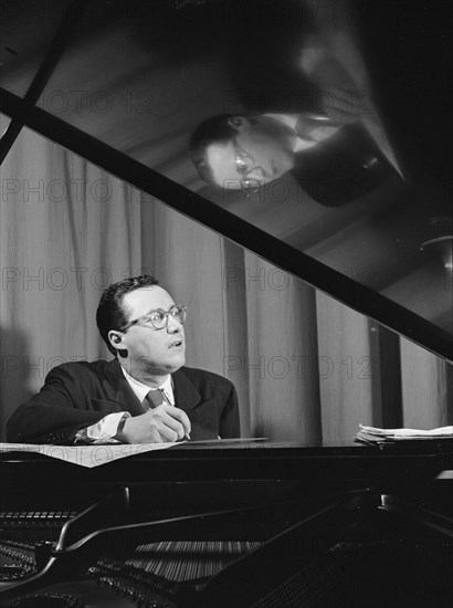 Portrait of Pete Rugolo, New York, N.Y., 1946. Creator: William Paul Gottlieb.