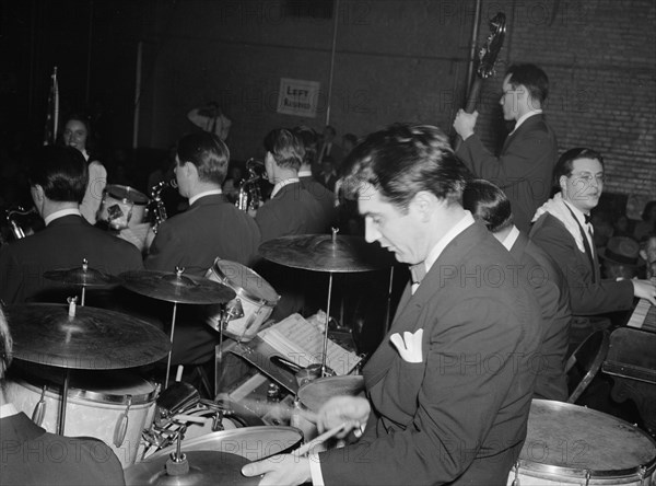 Portrait of Gene Krupa, Washington, D.C., 1938. Creator: William Paul Gottlieb.