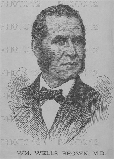 Wm. Wells Brown, M.D. The Colored Historian, 1880. Creator: Nathaniel Orr & Co.