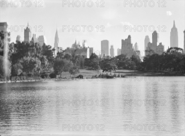 New York City views, Central Park, between 1931 and 1938. Creator: Arnold Genthe.