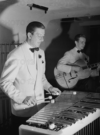 Portrait of Adrian Rollini and Allen Hanlon, 1938. Creator: William Paul Gottlieb.