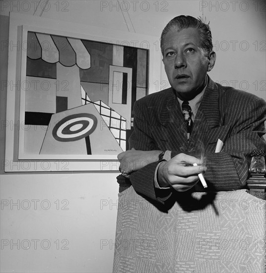 Portrait of George Wettling, New York, N.Y., 1946. Creator: William Paul Gottlieb.