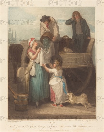 Fresh Gathered Peas, Young Hastings, published 1795. Creator: Giovanni Vendramini.