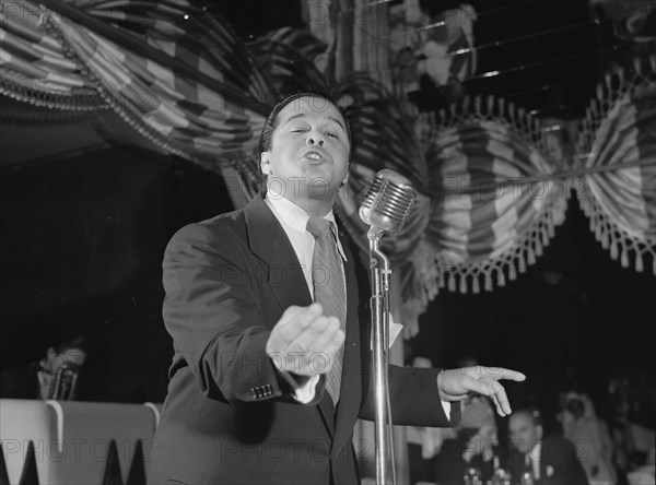 Portrait of Miquelito Valdez, New York, N.Y., 1946. Creator: William Paul Gottlieb.