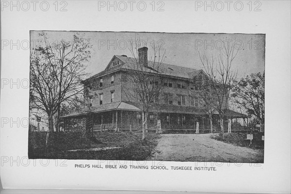 Phelps Hall, Bible and Training School, Tuskegee Institute, 1902. Creator: Unknown.