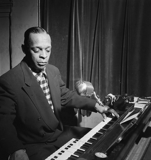 Portrait of Garland Wilson, New York, N.Y.(?), 1938. Creator: William Paul Gottlieb.