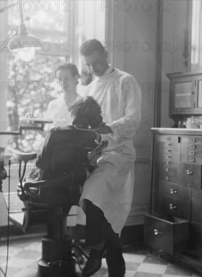 Jewish charities activities involving children, 1931 May 27. Creator: Arnold Genthe.