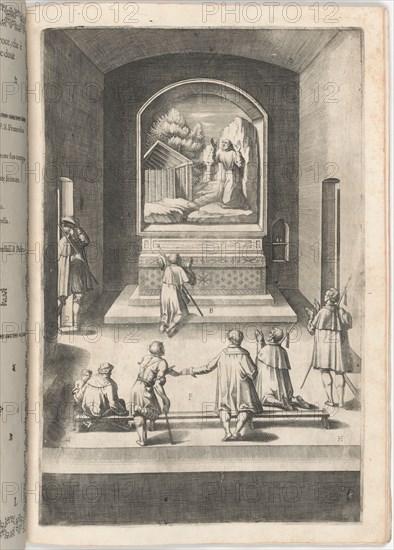 Chapel of the Cross (Cappella della Croce) [plate L], 1612. Creator: Jacopo Ligozzi.