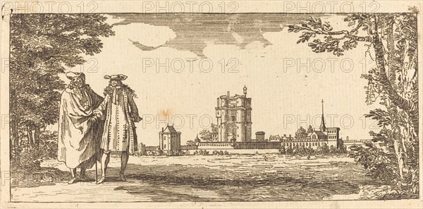 Plan general du Chasteau et petit Parc de Vincennes, 1668. Creator: Israel Silvestre.