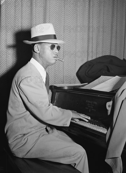 Portrait of Earl Hines, New York, N.Y., ca. Mar. 1947. Creator: William Paul Gottlieb.