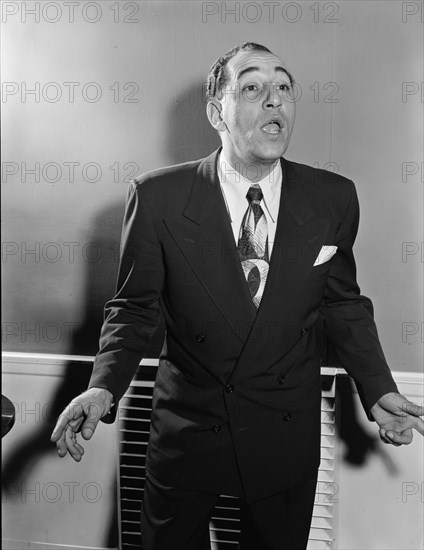 Portrait of Louis Prima, New York, N.Y., ca. June 1947. Creator: William Paul Gottlieb.