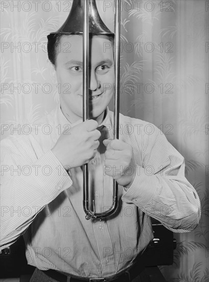 Portrait of Buddy Morrow, New York, N.Y., ca. May 1947. Creator: William Paul Gottlieb.