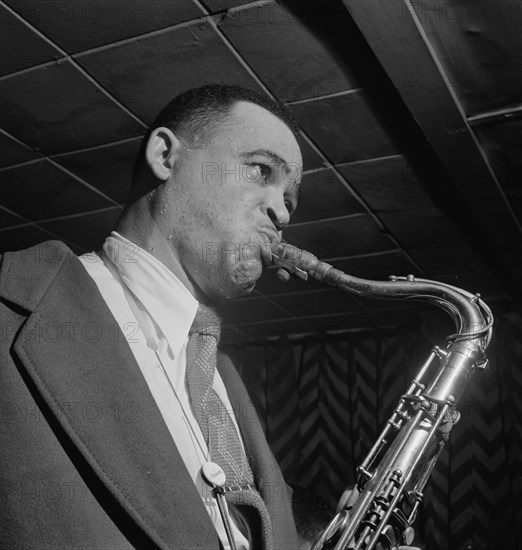 Portrait of Arnett Cobb, Downbeat, New York, N.Y., 1946. Creator: William Paul Gottlieb.