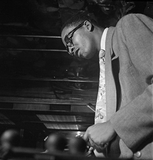 Portrait of Milt (Milton) Jackson, New York, N.Y., 1946. Creator: William Paul Gottlieb.