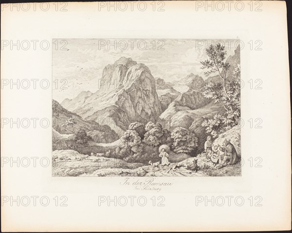 In der Ramsau bei Salzburg (In the Ramsau near Salzburg), 1830. Creator: Ludwig Richter.