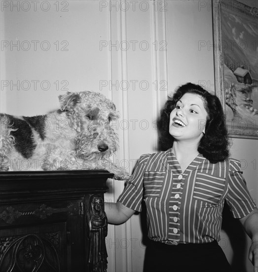 Portrait of Lilyann Carol, New York, N.Y., ca. Oct. 1946. Creator: William Paul Gottlieb.