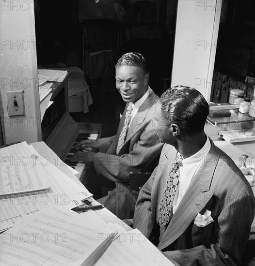 Portrait of Nat King Cole, New York, N.Y., ca. June 1947. Creator: William Paul Gottlieb.