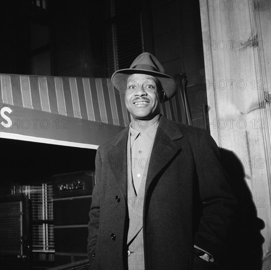 Portrait of Tiny Grimes, New York, N.Y.(?), ca. Jan. 1947. Creator: William Paul Gottlieb.