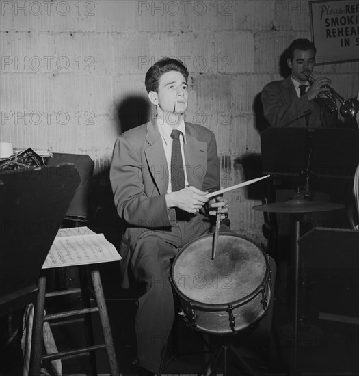 Portrait of Shelly Manne, New York, N.Y.(?), ca. Jan. 1947. Creator: William Paul Gottlieb.