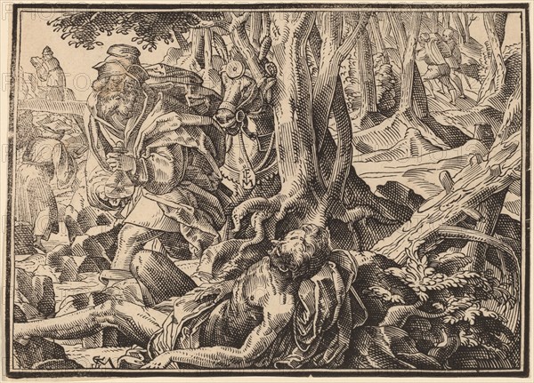 Christ Tells His Disciples of the Last Judgment, published 1630. Creator: Christoph Maurer.