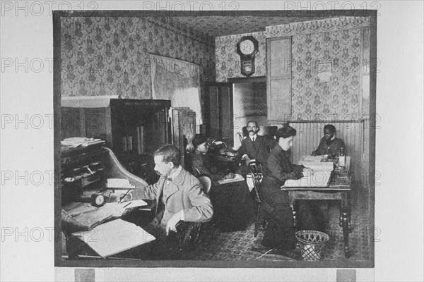 General office Virginia Beneficial and Insurance Co., Norfolk, Va., 1907. Creator: Unknown.