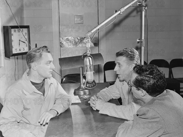 Portrait of Stan Kenton and Pete Rugolo, WORK, 1947 or 1948. Creator: William Paul Gottlieb.