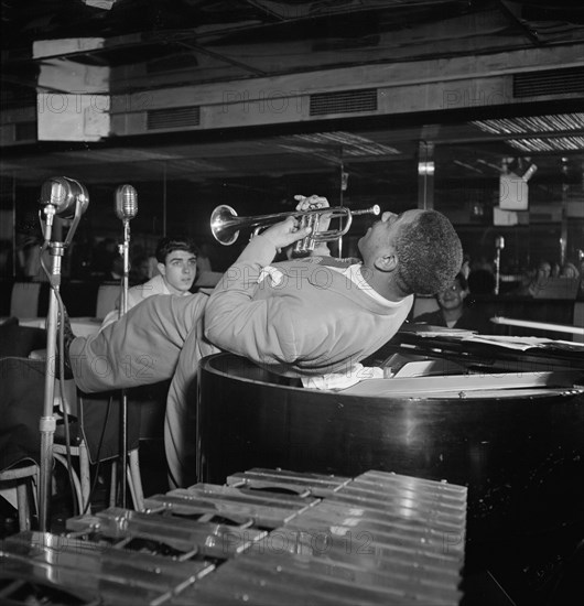 Portrait of Dizzy Gillespie, Downbeat, New York, N.Y., 1946. Creator: William Paul Gottlieb.