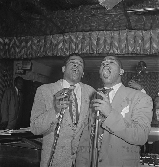 Portrait of Dizzy Gillespie, Downbeat, New York, N.Y., 1946. Creator: William Paul Gottlieb.