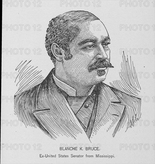 Blanche K. Bruce; Ex-United States Senator from Mississippi, 1902. Creator: J. H. Cunningham.