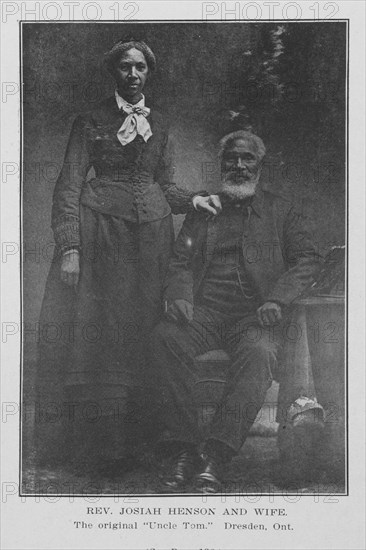 Rev. Josiah Henson and wife; The original "Uncle Tom", Dresden, Ont., 1907. Creator: Unknown.
