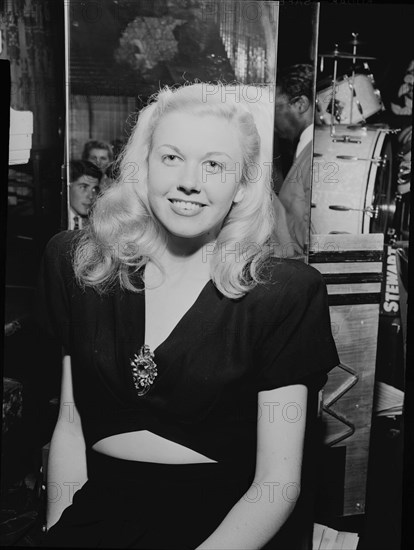 Portrait of Doris Day, Aquarium, New York, N.Y., ca. July 1946. Creator: William Paul Gottlieb.