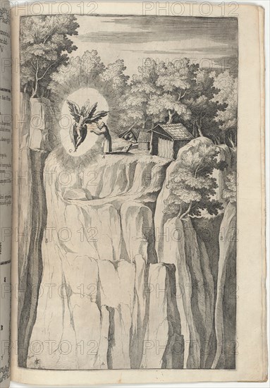 Stigmata of Saint Francis (Stimmate di San Francesco) [plate Y], 1612. Creator: Jacopo Ligozzi.