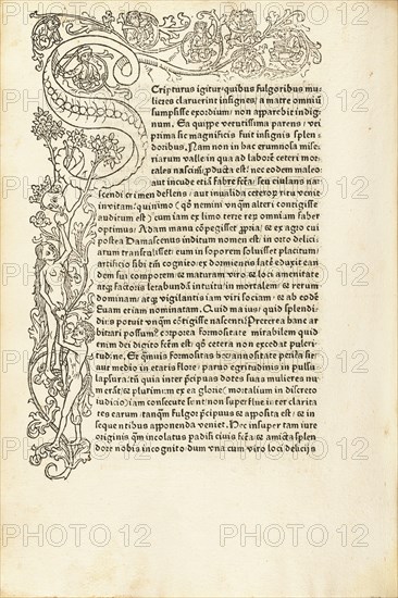 De Claris Mulieribus (Concerning Famous Women), 1473. Creators: Master of Boccaccio, Boccaccio.