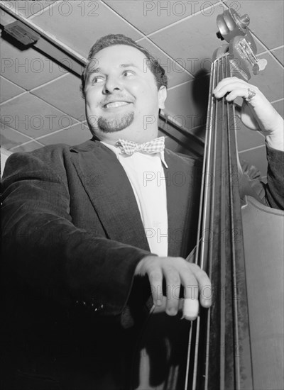 Portrait of Chubby Jackson, Onyx, New York, N.Y., ca. July 1947. Creator: William Paul Gottlieb.