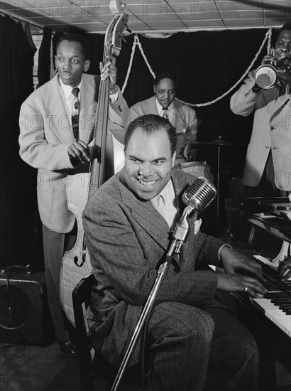 Portrait of Phil Moore and John (O.) Levy, New York, N.Y., 1946. Creator: William Paul Gottlieb.