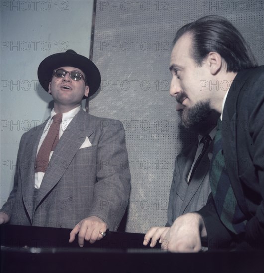 Portrait of Frankie Laine and Mitch Miller, New York, N.Y., 1946. Creator: William Paul Gottlieb.