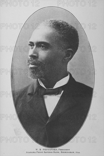 W. R. Pettiford, President. Alabama Penny Savings Bank, Birmingham, Ala., 1907. Creator: Unknown.