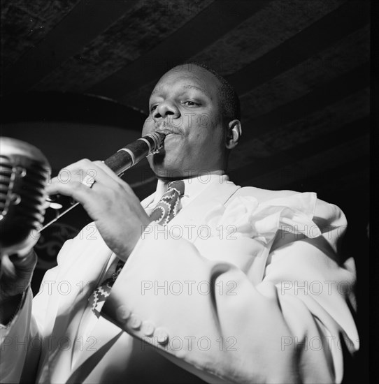 Portrait of Harry Carney, Aquarium, New York, N.Y., ca. Nov. 1946. Creator: William Paul Gottlieb.