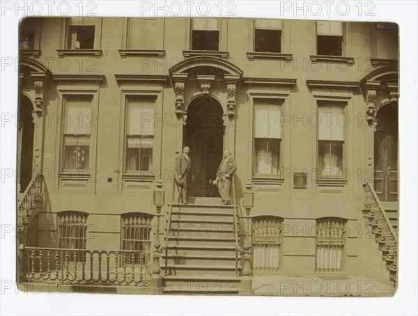 Toussaint L' Overture Club, Sons of New York Club Building. 30th St., NYC, 1880. Creator: Unknown.