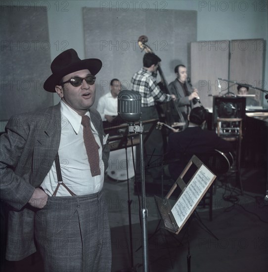 Portrait of Frankie Laine and Jimmy Crawford, New York, N.Y., 1946. Creator: William Paul Gottlieb.