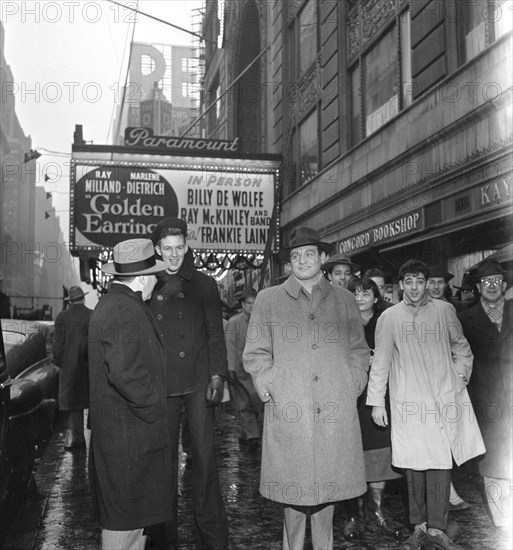 Portrait of Frankie Laine, Paramount Theater, New York, N.Y., 1946. Creator: William Paul Gottlieb.