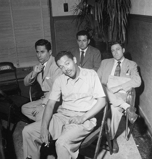 Portrait of Billy Eckstine and Nelson Riddle, New York, N.Y., 1946. Creator: William Paul Gottlieb.